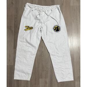 Toro Gustavo Machado White Cotton Brazilian Jiu Jitsu Pants Size A2H